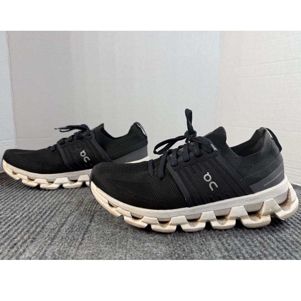 On Cloudswift Womens 8.5 Running Shoes Black Rock Helion CloudTec
